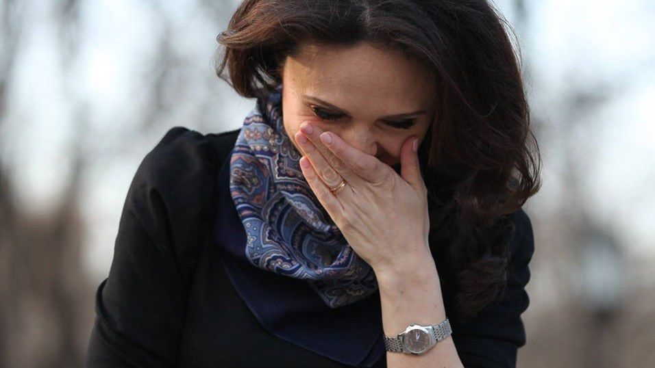Silvia Radu, parodiată de Ionela Hadârcă: Intrați imediat afară. Foto: diez.md