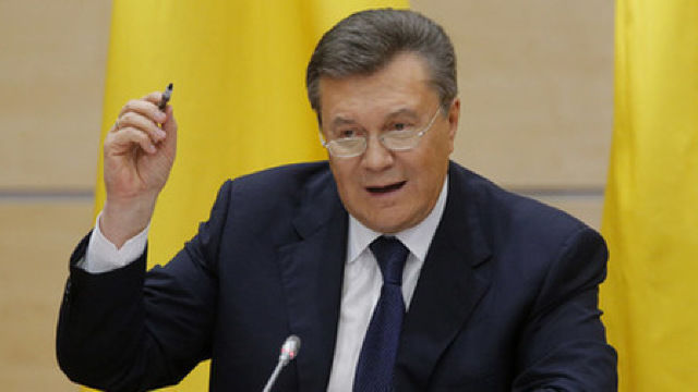 Fostul președinte ucrainean, Viktor Ianukovici, acuzat de trădare.