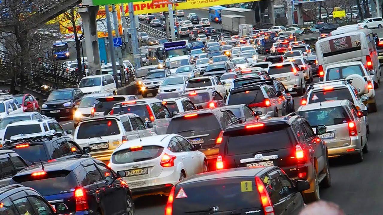 InfoTrafic сообщает о дорожных пробках.