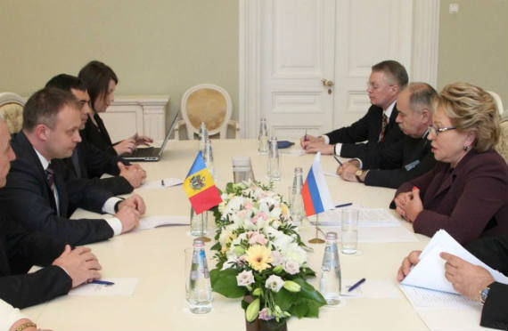 Председатель Парламента РМ Андриан Канду встретился с главой Совета Федерации и председателем Межпарламентской Ассамблеи СНГ, Валентиной Матвиенко.