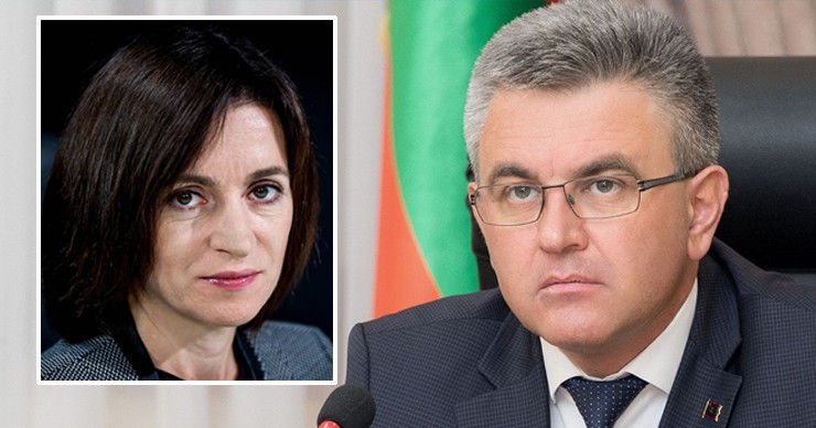 Вадим Красносельский с "удовлетворением воспринял" высказывания президента Майи Санду. Коллаж Point.md.