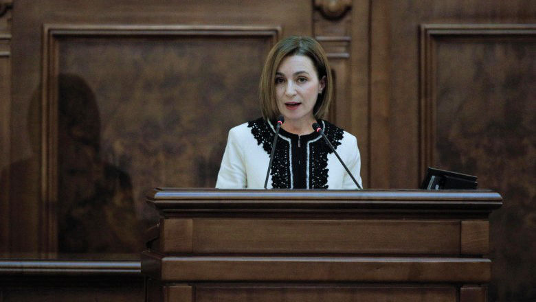 Санду: "Воровская группировка пытается вовлечь Молдову в войну".