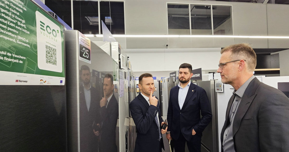 Peste 5.000 de familii din R. Moldova au beneficiat de vouchere pentru electrocasnice.