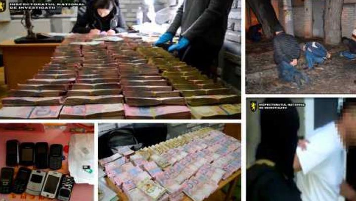Cinci bărbaţi din Ceadâr-Lunga au furat sume mari de bani dintr-un bancomat. Foto: igp.gov.md