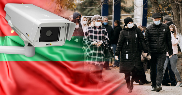 В Тирасполе с помощью камер видеонаблюдения выявляют нарушителей карантинных мер. Коллаж: Point.md.