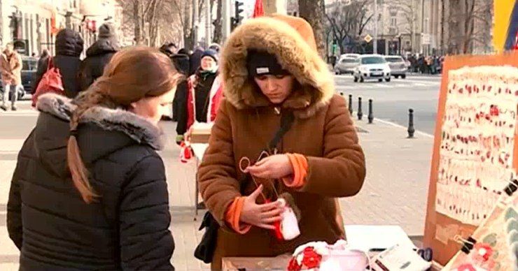 В центре Кишинева уже продают мэрцишоры.