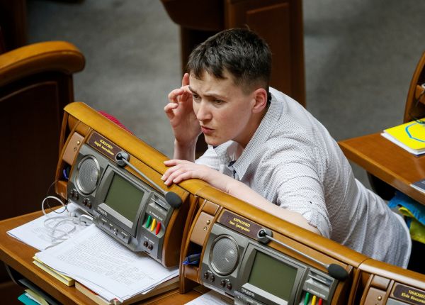 Украинский народный депутат Надежда Савченко.