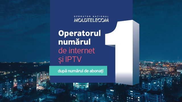 Moldtelecom poate declara cu încredere că este operatorul cu cea mai stabilă reţea din ţară.