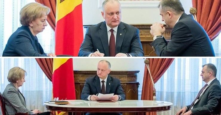 На встречах между высшим руководством страны увеличили социальную дистанцию. Фото: Point.md