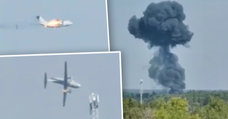 Опытный образец военно-транспортного самолета Ил-112В разбился в подмосковной Кубинке.
