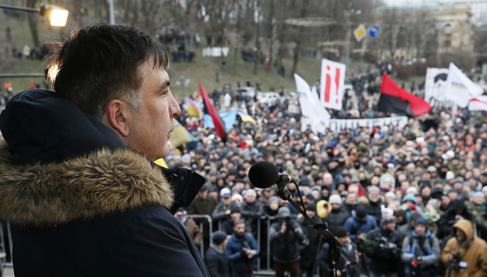 Саакашвили попросил о помощи Меркель и ЕС.