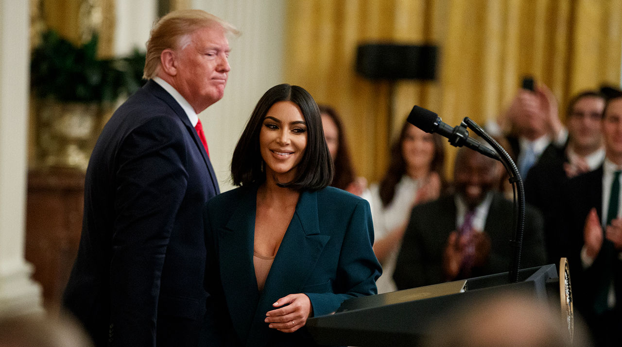 Трампу посоветовали назначить Ким Кардашьян советником по помилованию.