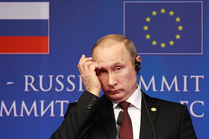 Владимир Путин на саммите Россия-ЕС. Фото: Yves Logghe / AP