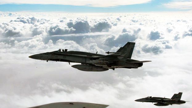 Avioanele militare canadiene au participat „la lovituri aeriene ale coaliției în sprijinul operațiunilor ofensive ale forțelor de securitate irakiene”.