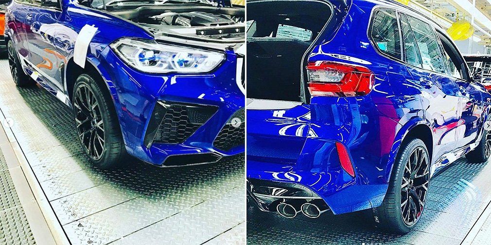 Новые BMW X5 M и X6 M замечены без камуфляжа.