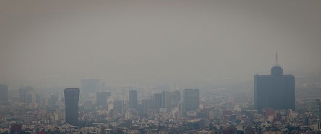 По данным комиссии, качество воздуха в Мехико оценивается как очень плохое.