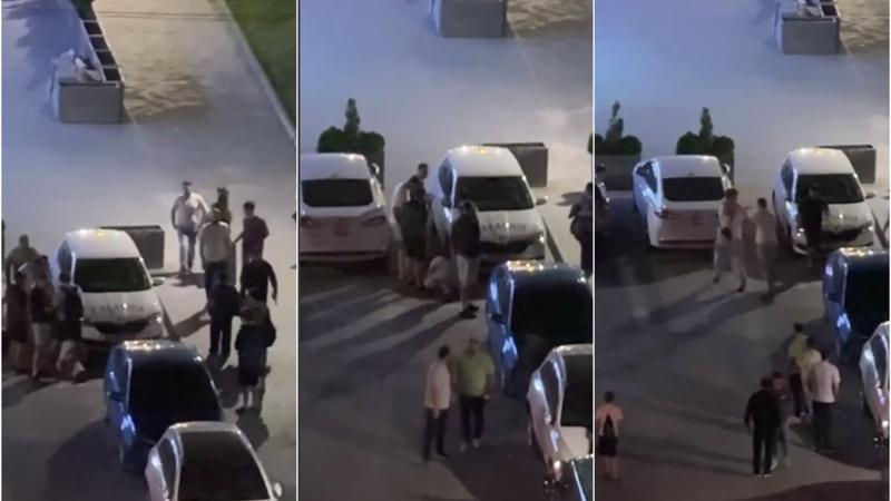 Un tânăr a fost snopit în bătaie sub ochii trecătorilor în sectorul Ciocana.