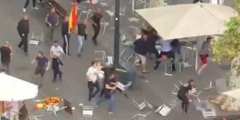 Violențe la Barcelona, de ziua națională a Spaniei.