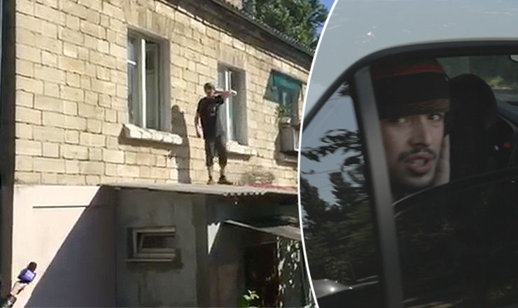 Полиция задержали злоумышленника и отвезла в полицейский участок.