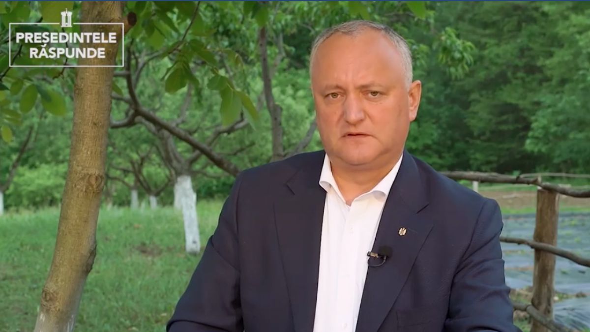 Президент Республики Молдова Игорь Додон. 