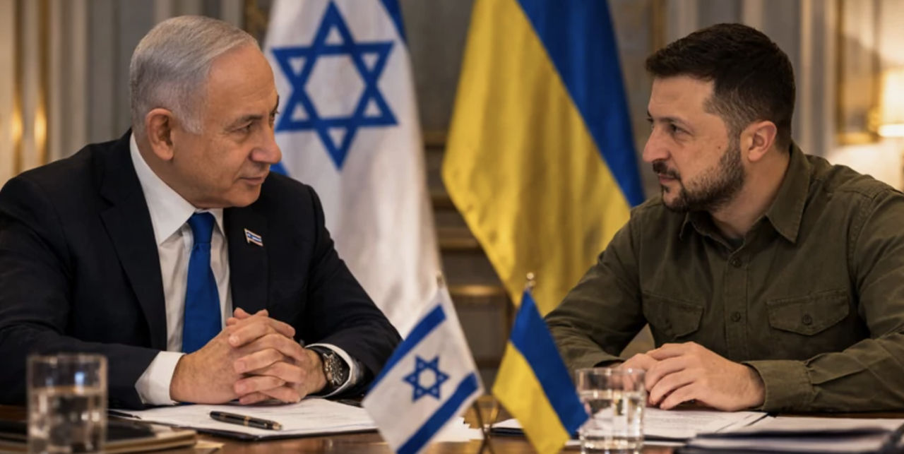 Netanyahu vrea să discute cu Zelenski despre interceptarea dronelor.