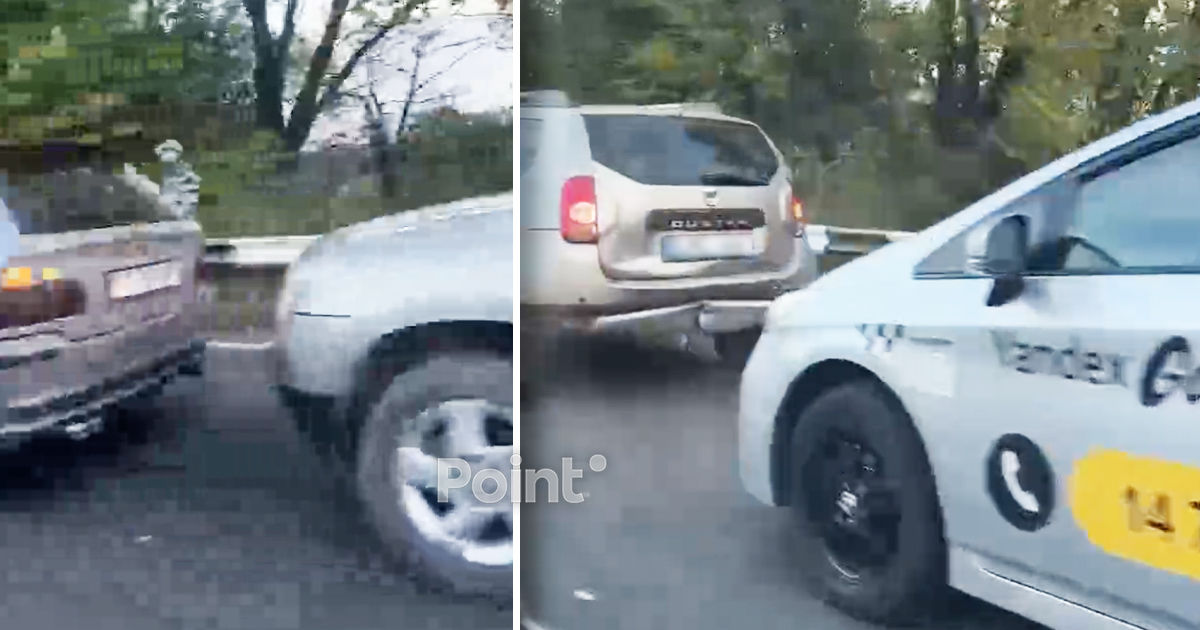 Accident matinal în Chișinău: Trei automobile s-au ciocnit pe bulevardul Dacia.