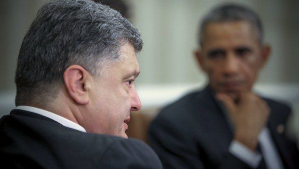 Встреча президентов Украины и США.