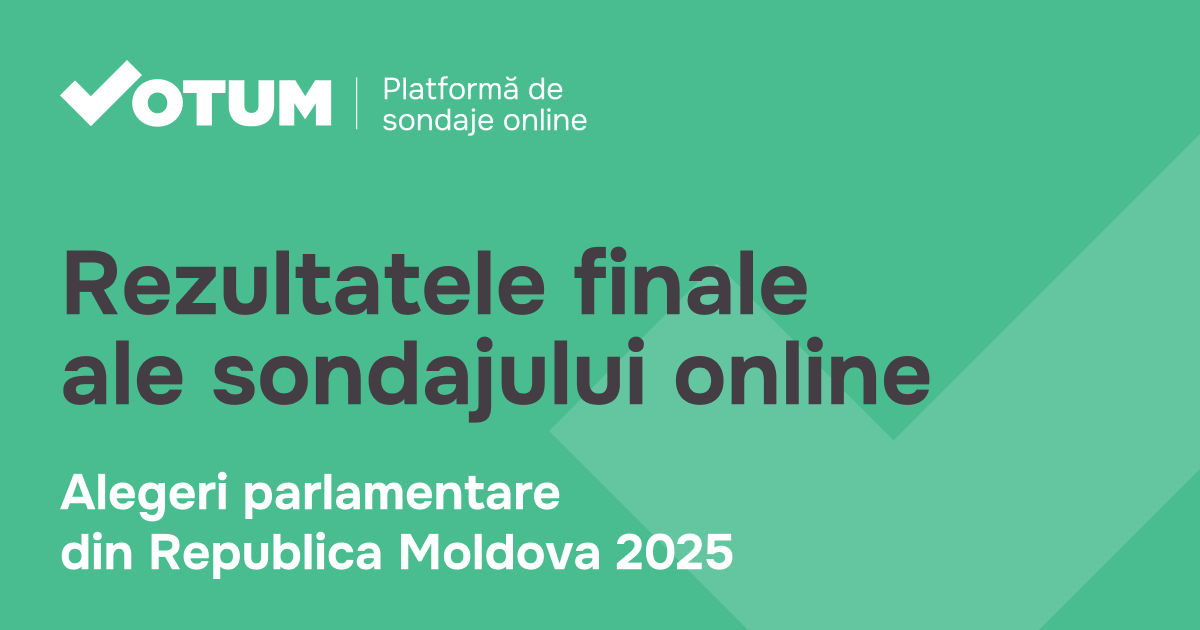 Votum.md: Patru partide ar putea intra în Parlament.