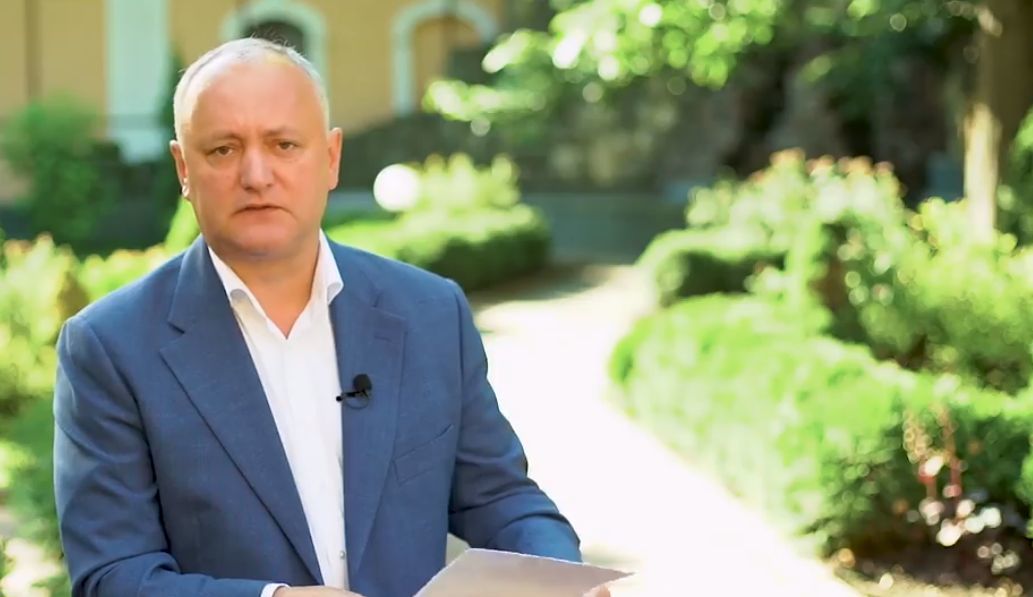 Президент РМ Игорь Додон. 