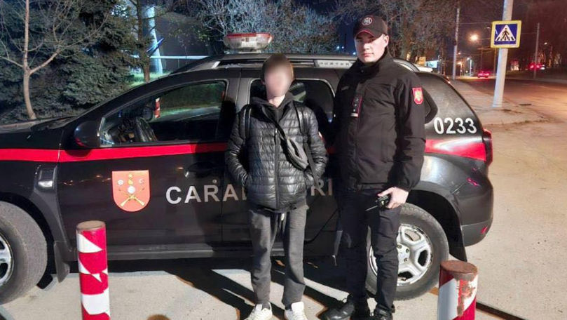 Un minor căutat de Inspectoratul de Poliție, identificat de carabinieri.