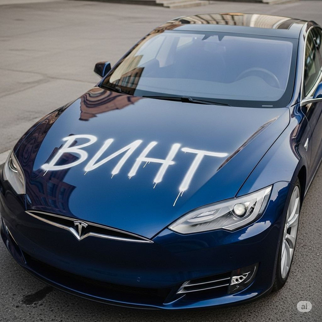 Un tânăr a vandalizat din greșeală o Tesla la Tiraspol.