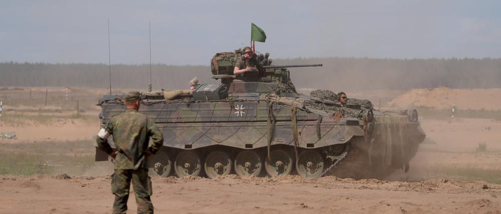 Германия намерена разместить в Литве 4 тысячи своих военных. Фото: dpa