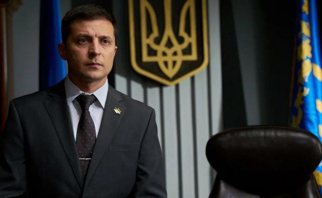 Кандидат в президенты Украины Владимир Зеленский.