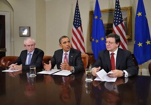 Обама вместе с другими лидерами стран G7 обсудит ситуацию вокруг Украины.  Фото: rus.delfi.lv
