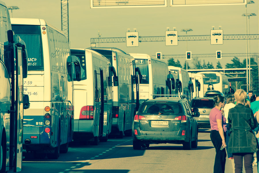 La hotarul ruso-belarus s-a format un imens ambuteiaj pe o lungime de 10 kilometri.