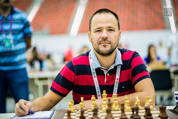  Șahistul Dumitru Svetușchin a remizat cu ex-campionul mondial. Foto: ipn.md