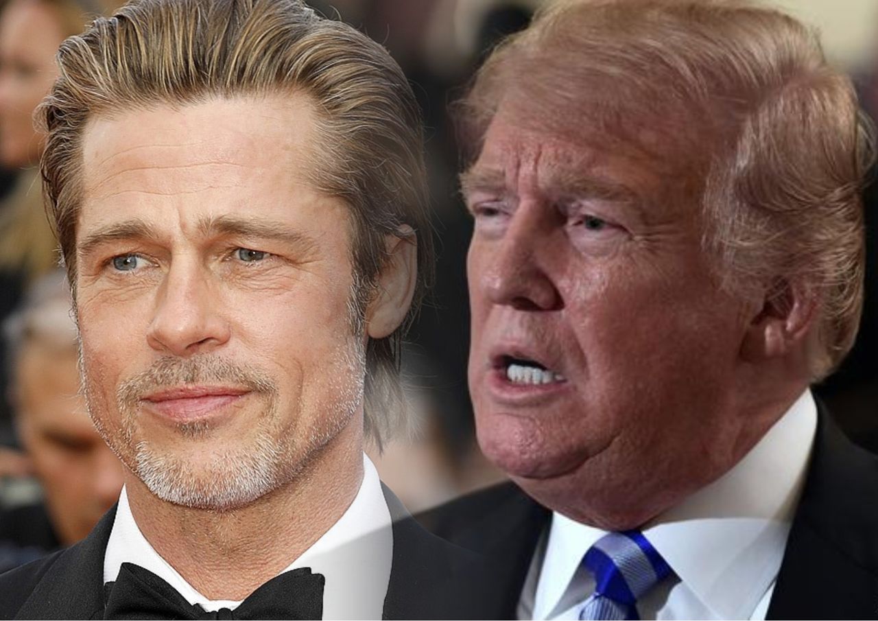 Брэд Питт раскритиковал Трампа из-за розового вина.