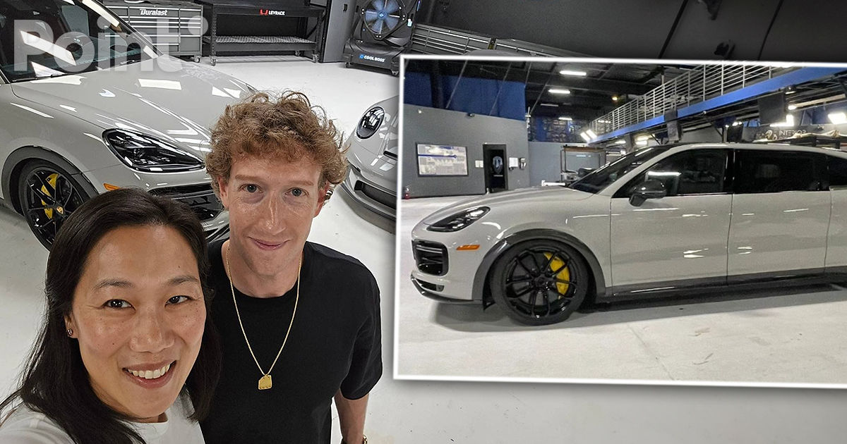 Mark Zuckerberg i-a comandat soției sale un Porsche Cayenne minivan unic.