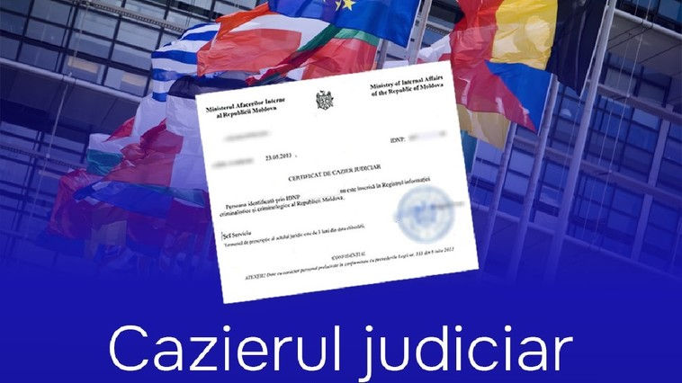 Cправку о несудимости граждане РМ могут получить онлайн на 24 языках.
