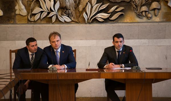 Это вторая встреча Габурича и Шевчука. Первая состоялась в Кишиневе, 14 марта.  Фото: gagauzmedia.md