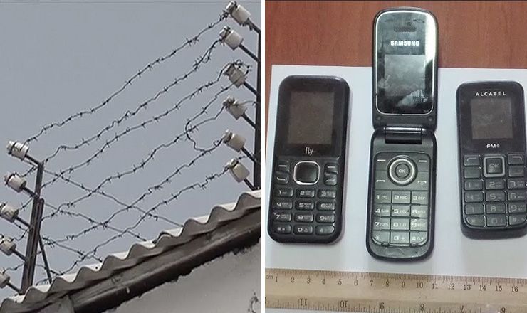 В "посылке" находились  три мобильных телефона. 