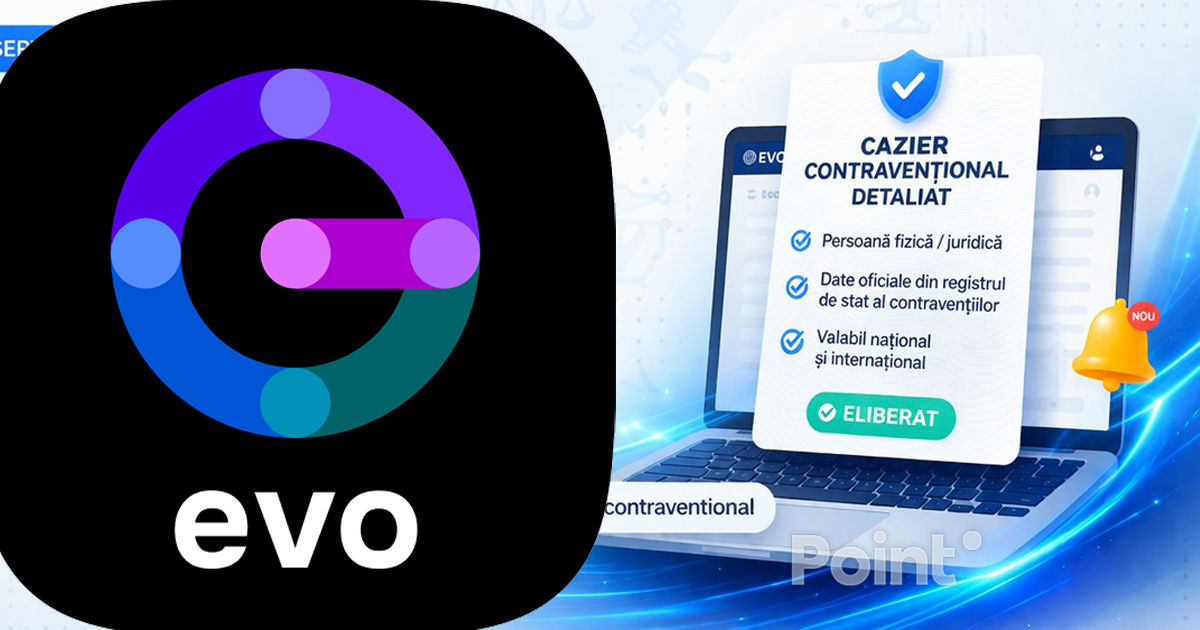 Informații despre sancțiunile pentru încălcări disponibile online prin EVO.