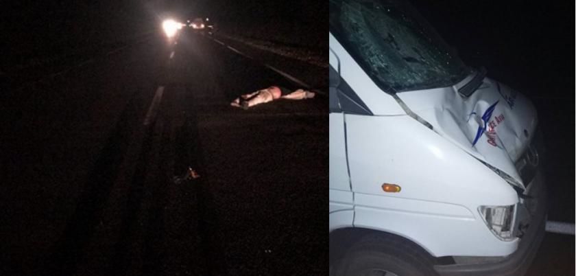 Un bărbat a decedat, după ce a fost lovit mortal de un microbuz de model Mercedes Sprinter. 