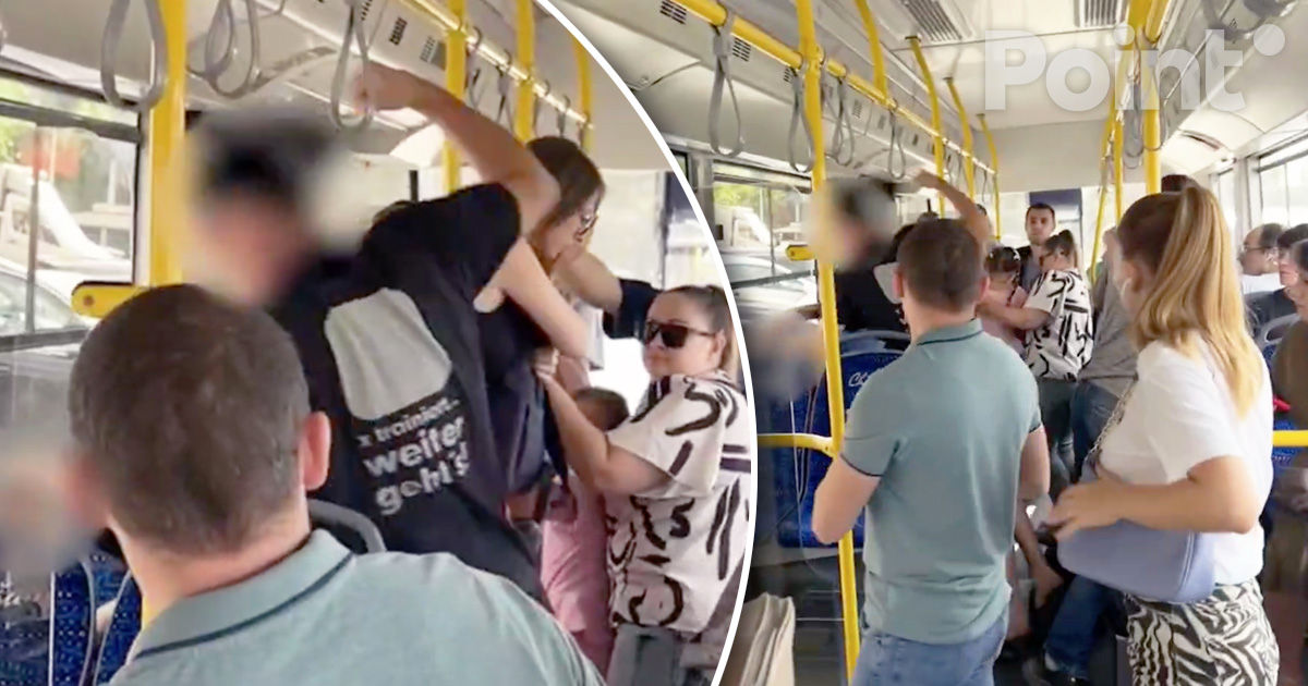 Bătaie într-un troleibuz din Capitală: Un pasager, luat la pumni de un bărbat.