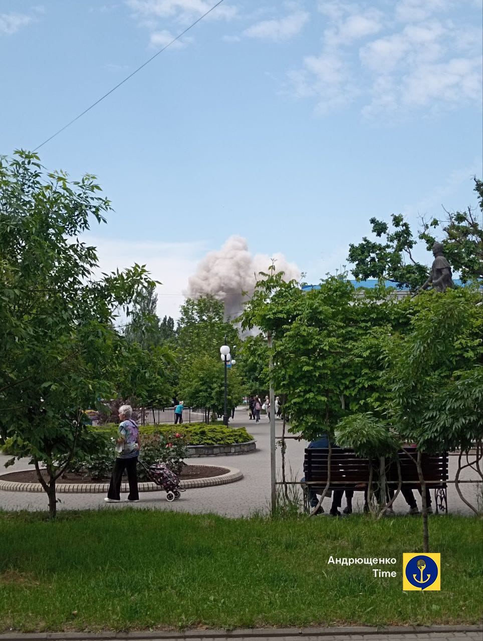 В Бердянске произошла серия взрывов. Фото: Андрющенко Time