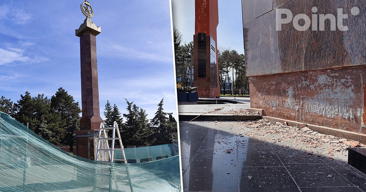 La Complexul Memorial Eternitate au loc lucrări de amenajare a teritoriului.