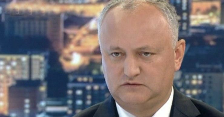 Президент Республики Молдова Игорь Додон. 