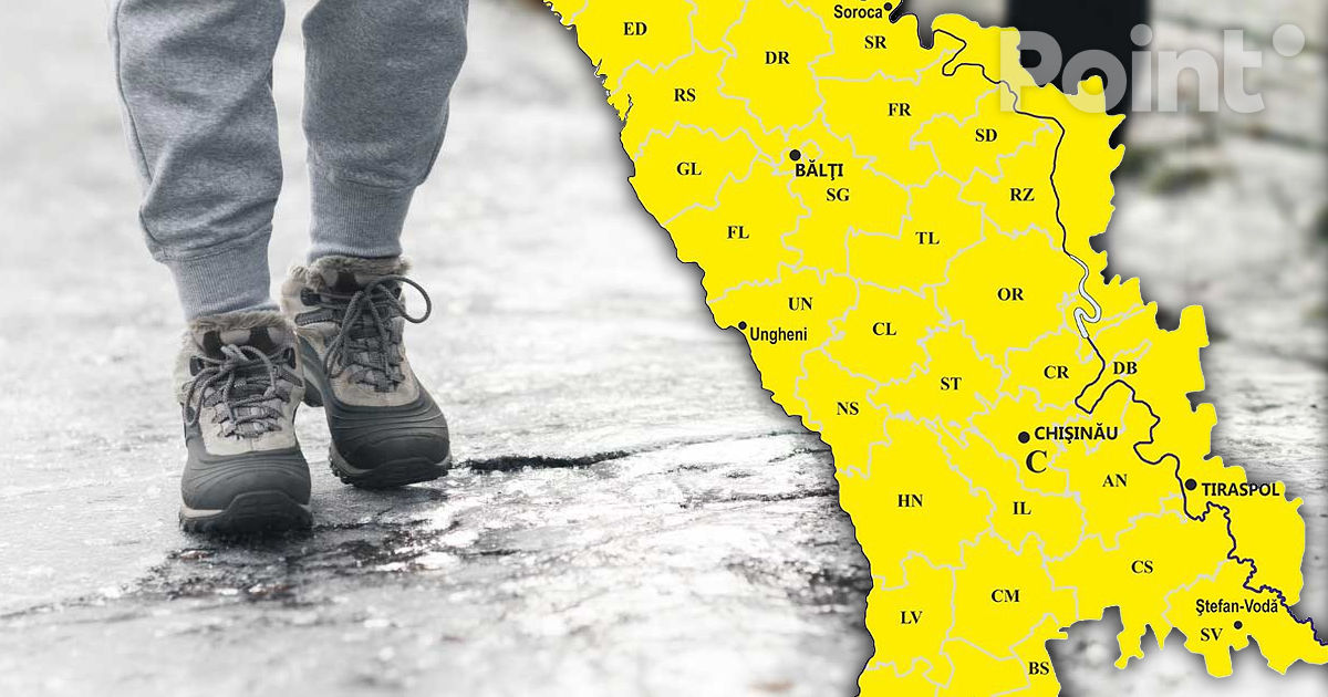 Avertizare meteo: Cod Galben de ghețuș pe întreg teritoriul țării.