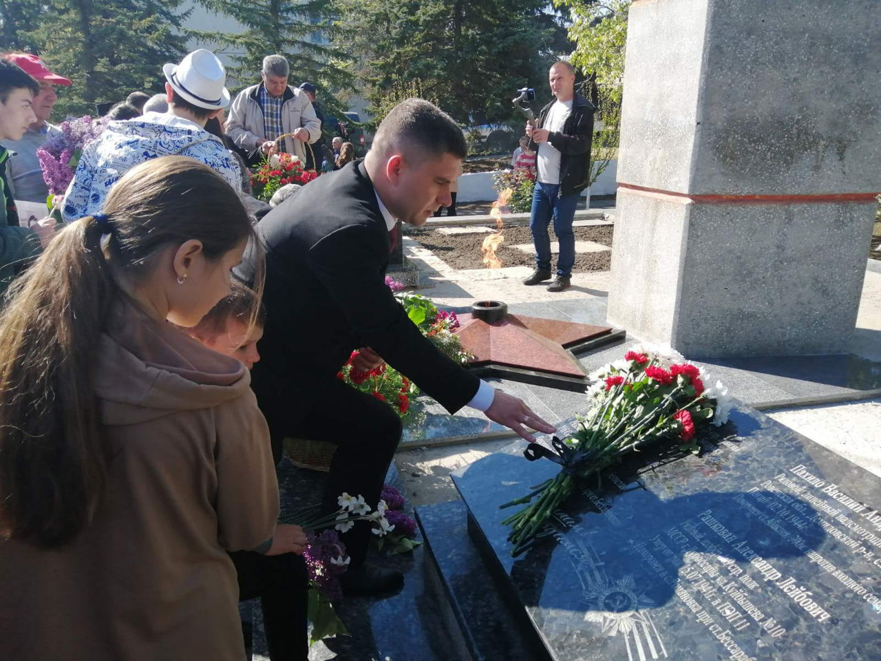 На председателя Бессарабского района составлен протокол за ношение георгиевской ленты.