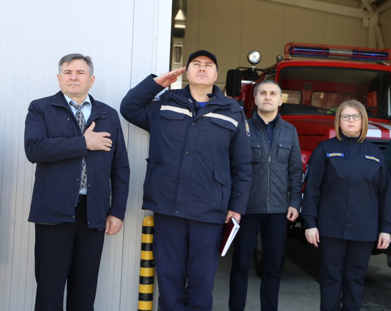 В Унгенском районе открыли пост пожарных-волонтеров.